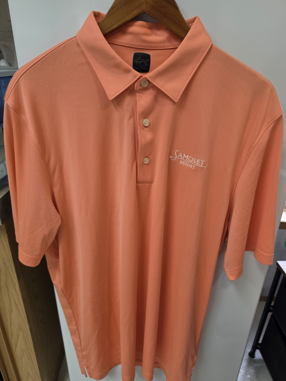 Greg Norman ML75 Golf Polo XXL Samoset Resort Coral